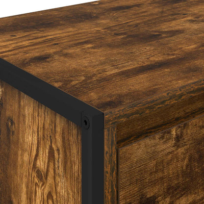 vidaXL Nachttisch Raucharbe 39,5 x 30 x 50 cm Holzwerkstoff