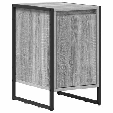 vidaXL Nachttisch Graues Sonoma 39,5 x 30 x 50 cm Holzwerkstoff