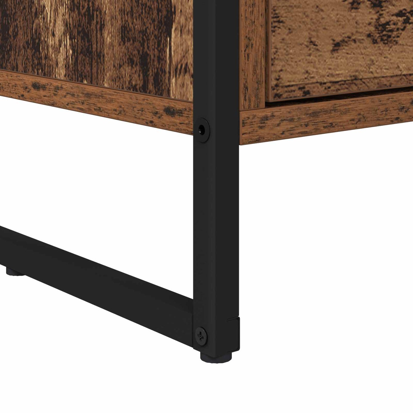 vidaXL Nachttisch Altholz 39,5 x 30 x 50 cm Holzwerkstoff