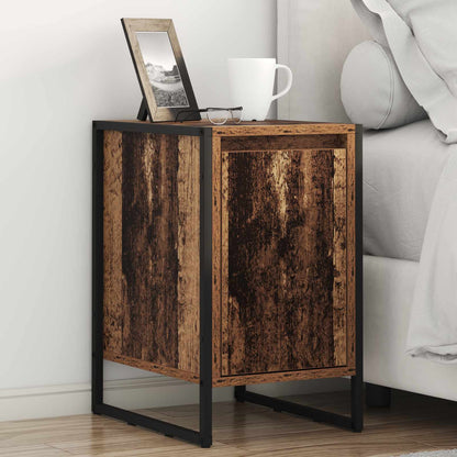 vidaXL Nachttisch 2 pcs Altholz 39,5 x 30 x 50 cm Holzwerkstoff
