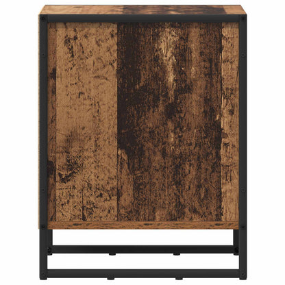 vidaXL Nachttisch 2 pcs Altholz 39,5 x 30 x 50 cm Holzwerkstoff