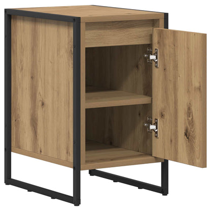 vidaXL Nachttisch 2 pcs Kunsthandwerk Eiche 39,5 x 30 x 50 cm