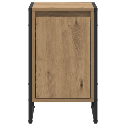 vidaXL Nachttisch 2 pcs Kunsthandwerk Eiche 39,5 x 30 x 50 cm