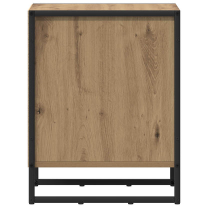 vidaXL Nachttisch 2 pcs Kunsthandwerk Eiche 39,5 x 30 x 50 cm