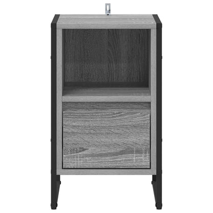 Nachttisch Graues Sonoma 39,5 x 30 x 50 cm Holzwerkstoff