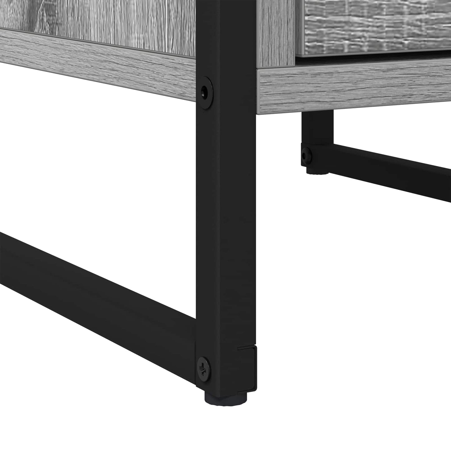 vidaXL Nachttisch 2 pcs Graues Sonoma 39,5 x 30 x 50 cm Holzwerkstoff