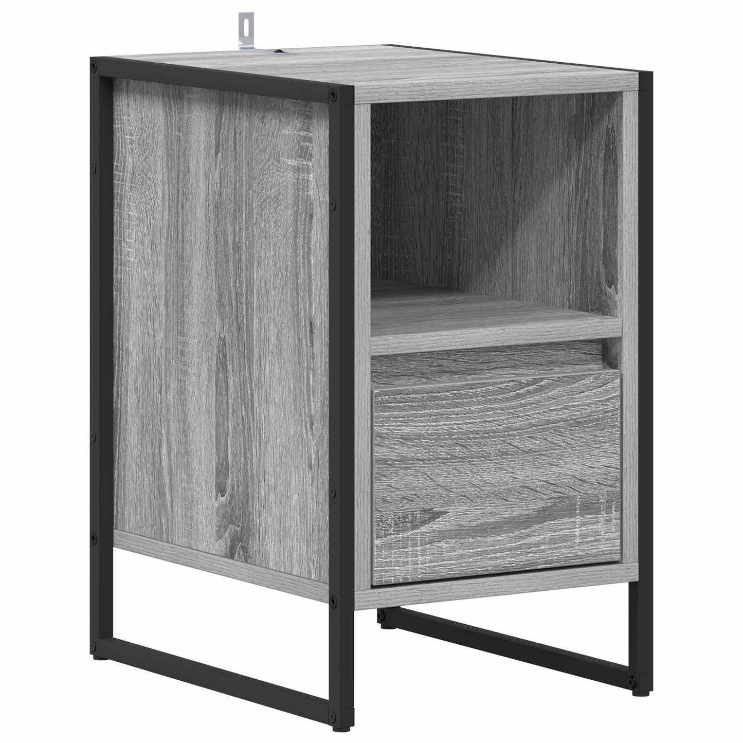 vidaXL Nachttisch 2 pcs Graues Sonoma 39,5 x 30 x 50 cm Holzwerkstoff