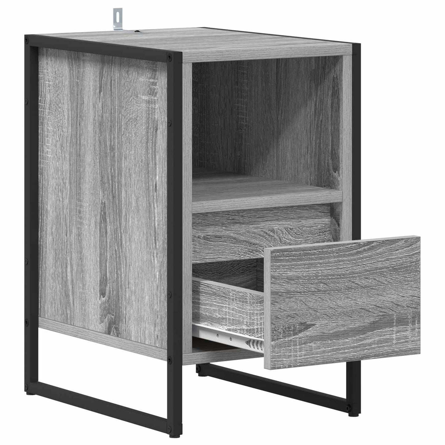 vidaXL Nachttisch 2 pcs Graues Sonoma 39,5 x 30 x 50 cm Holzwerkstoff