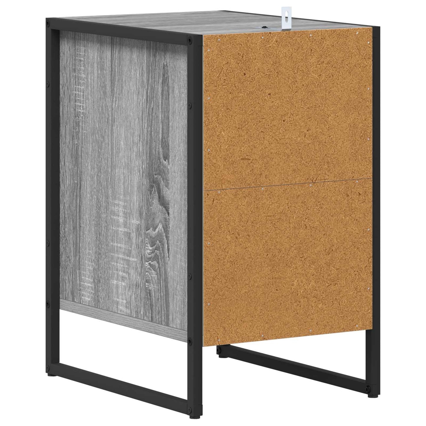 vidaXL Nachttisch 2 pcs Graues Sonoma 39,5 x 30 x 50 cm Holzwerkstoff