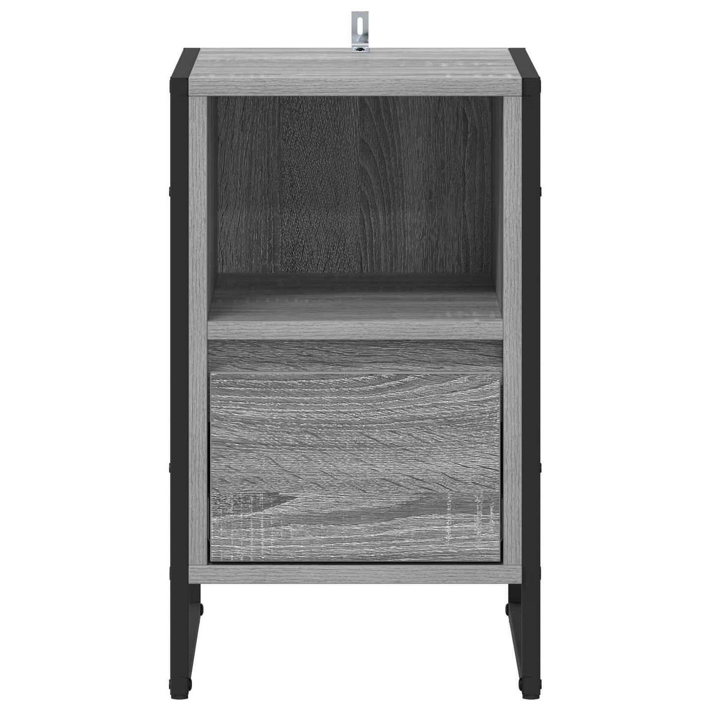 vidaXL Nachttisch 2 pcs Graues Sonoma 39,5 x 30 x 50 cm Holzwerkstoff