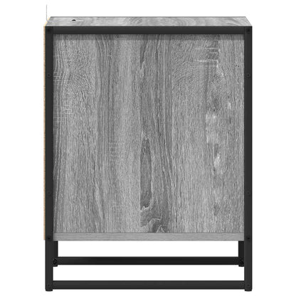 vidaXL Nachttisch 2 pcs Graues Sonoma 39,5 x 30 x 50 cm Holzwerkstoff
