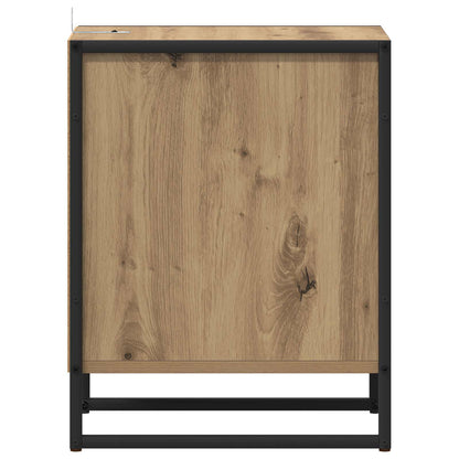 Nachttisch Kunsthandwerk Eiche 39,5 x 30 x 50 cm Holzwerkstoff