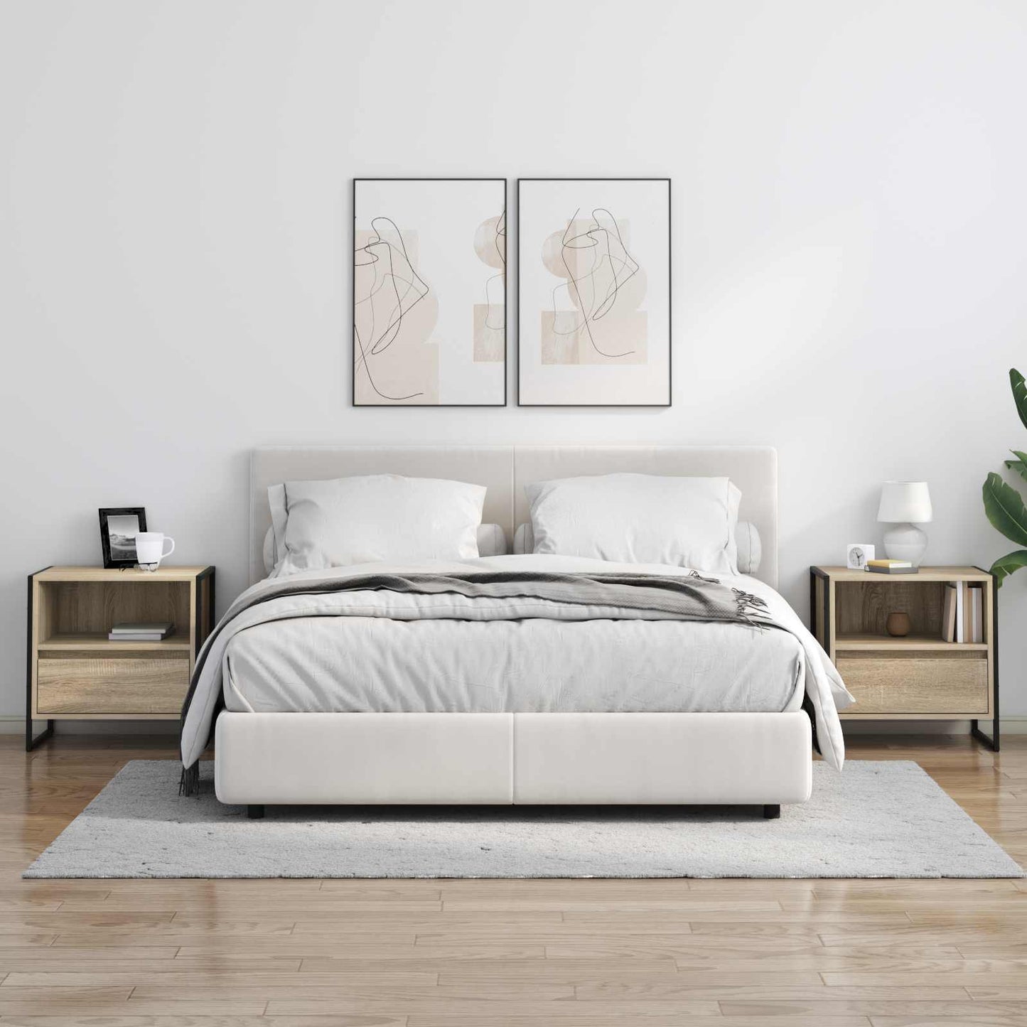 Nachttisch Sonoma 50 x 39,5 x 50 cm Holzwerkstoff