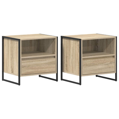 Nachttisch 2 pcs Sonoma 50 x 39,5 x 50 cm Holzwerkstoff