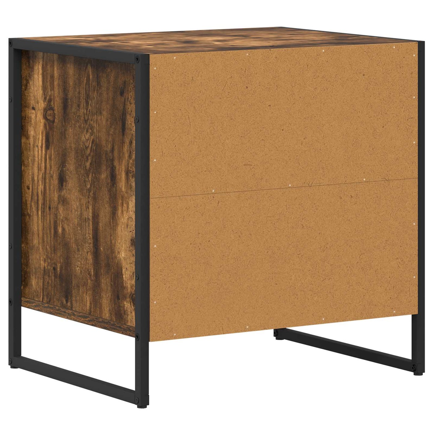 vidaXL Nachttisch 2 pcs Raucharbe 50 x 39,5 x 50 cm Holzwerkstoff