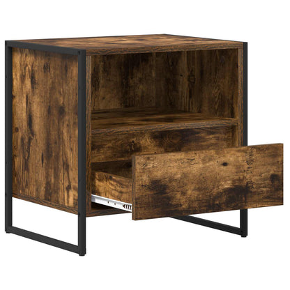 vidaXL Nachttisch 2 pcs Raucharbe 50 x 39,5 x 50 cm Holzwerkstoff