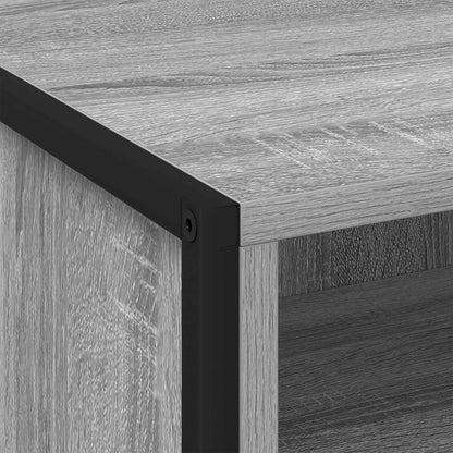 vidaXL Nachttisch 2 pcs Graues Sonoma 50 x 39,5 x 50 cm Holzwerkstoff