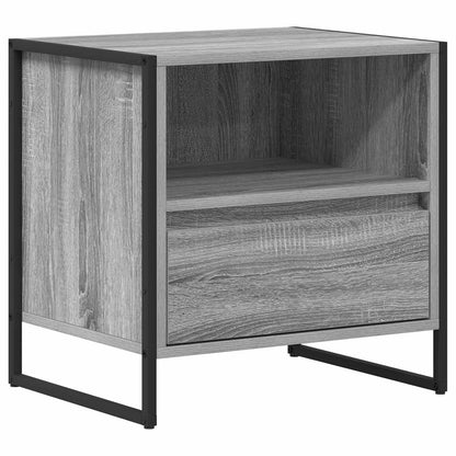 vidaXL Nachttisch 2 pcs Graues Sonoma 50 x 39,5 x 50 cm Holzwerkstoff