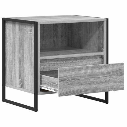 vidaXL Nachttisch 2 pcs Graues Sonoma 50 x 39,5 x 50 cm Holzwerkstoff