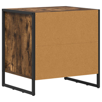 vidaXL Nachttisch 2 pcs Raucharbe 50 x 39,5 x 50 cm Holzwerkstoff