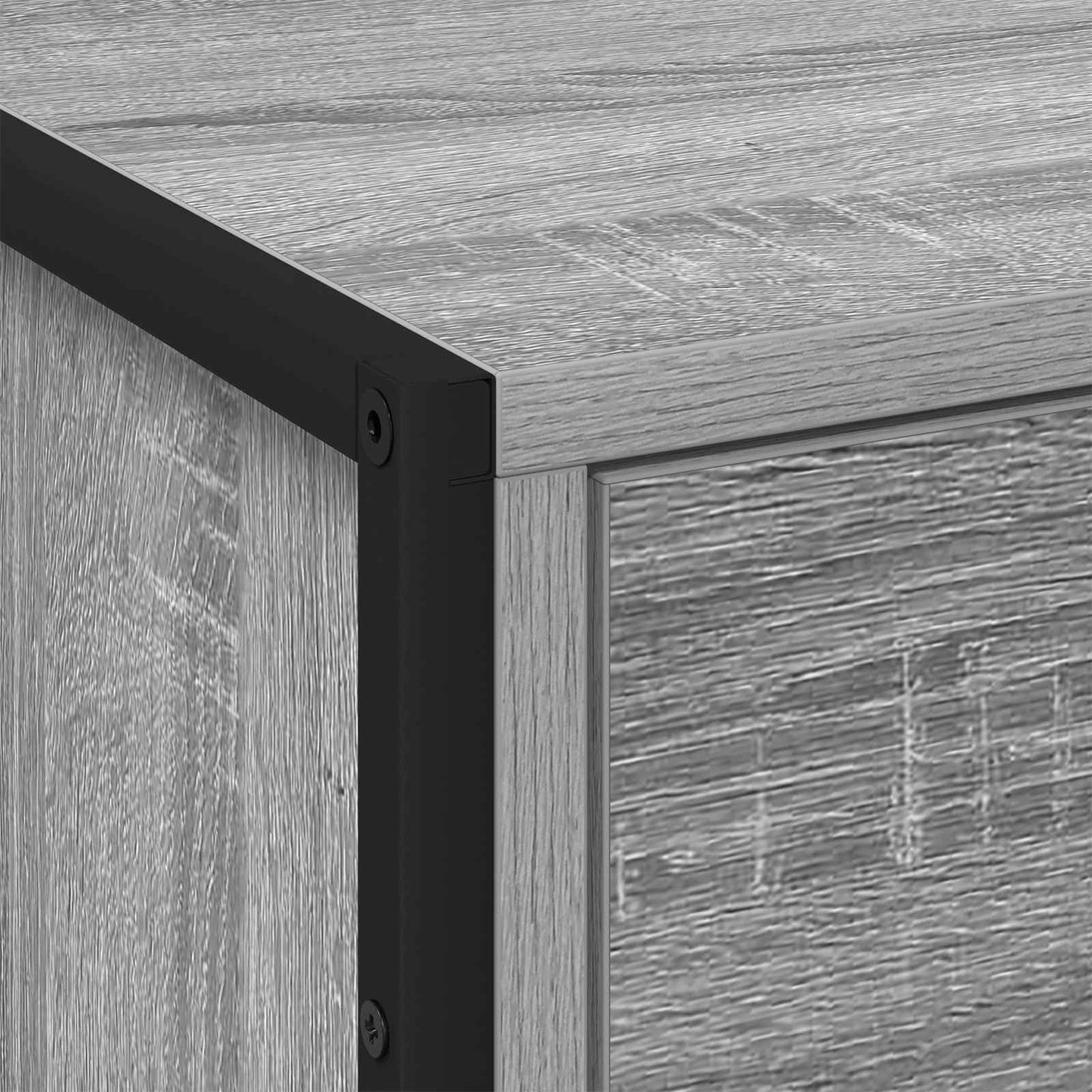 vidaXL Nachttisch Graues Sonoma 50 x 39,5 x 50 cm Holzwerkstoff