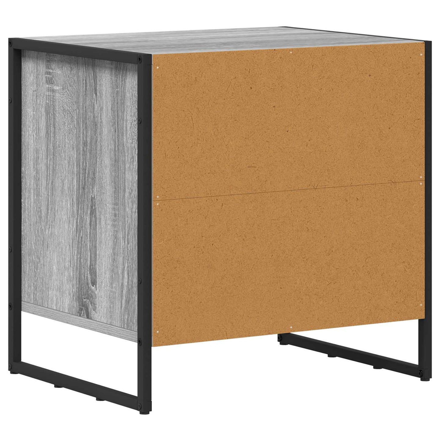 vidaXL Nachttisch Graues Sonoma 50 x 39,5 x 50 cm Holzwerkstoff