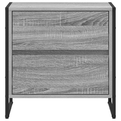 vidaXL Nachttisch Graues Sonoma 50 x 39,5 x 50 cm Holzwerkstoff
