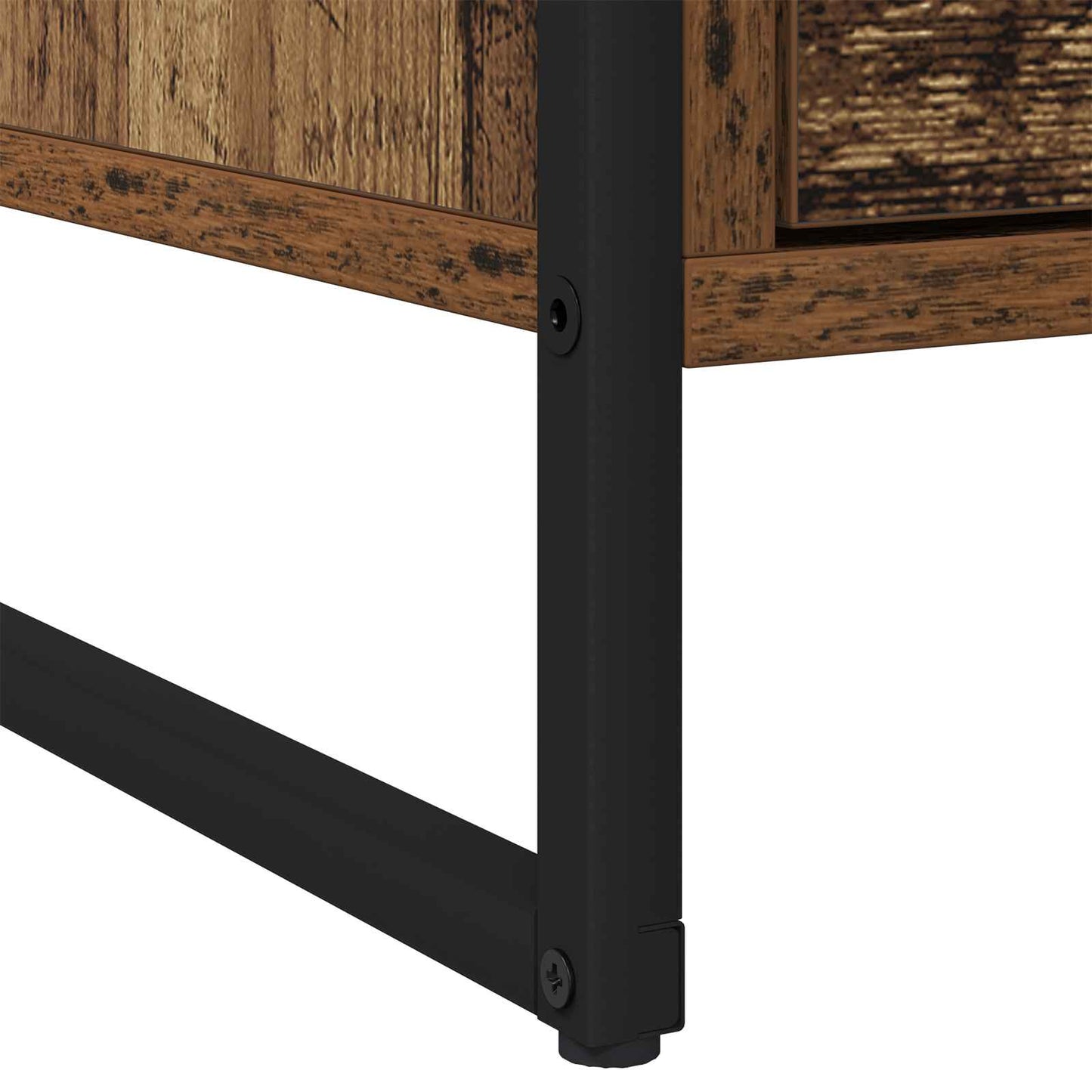 vidaXL Nachttisch 2 pcs Altholz 50 x 39,5 x 50 cm Holzwerkstoff