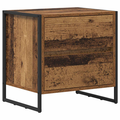 vidaXL Nachttisch 2 pcs Altholz 50 x 39,5 x 50 cm Holzwerkstoff