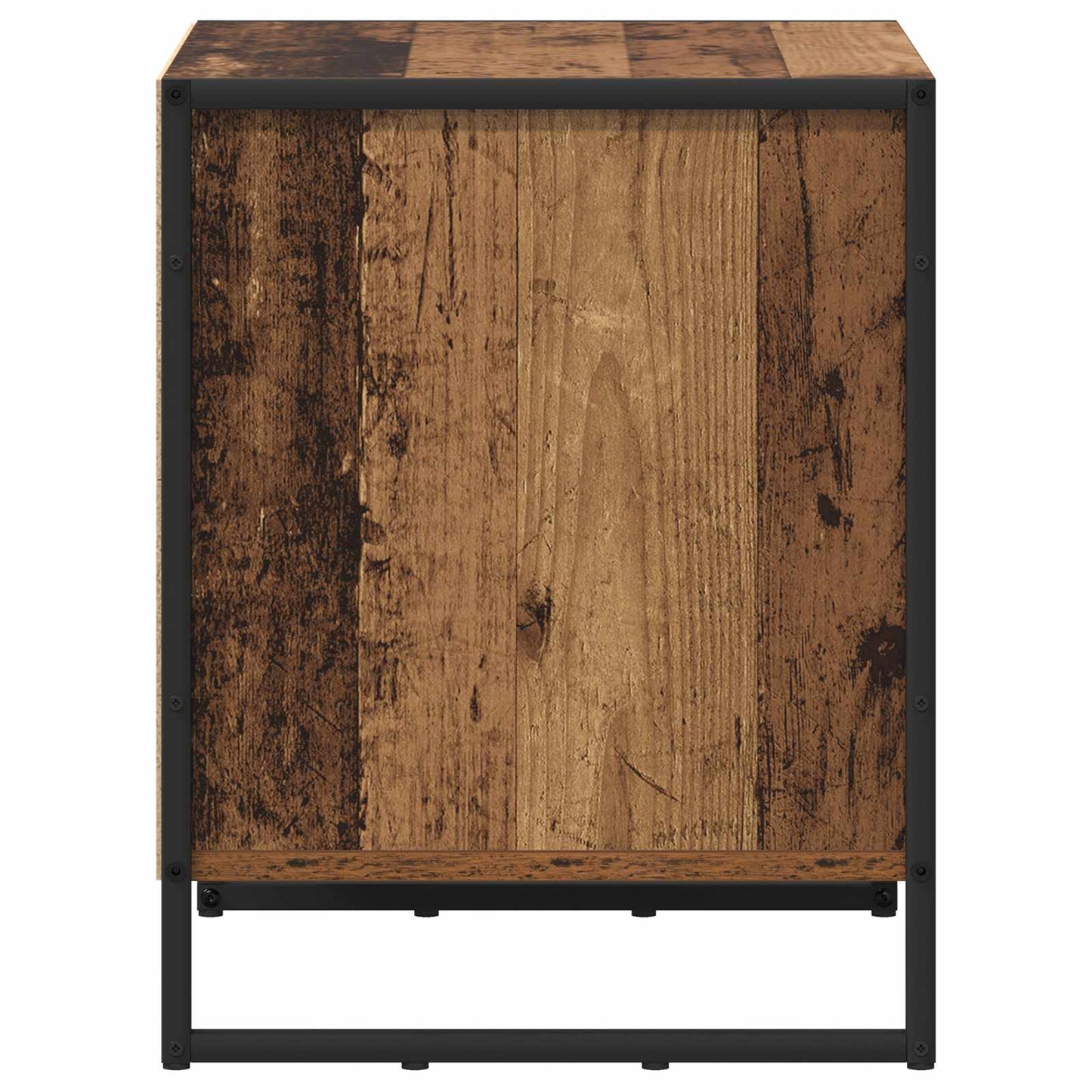 vidaXL Nachttisch 2 pcs Altholz 50 x 39,5 x 50 cm Holzwerkstoff