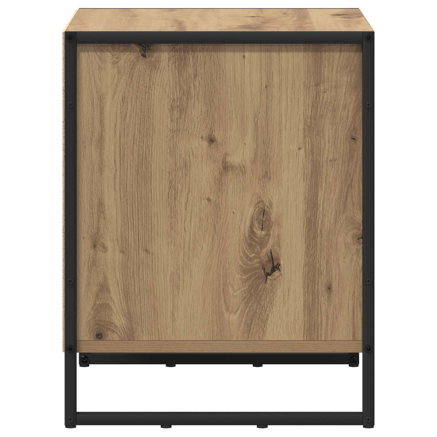 vidaXL Nachttisch 2 pcs Kunsthandwerk Eiche 50 x 39,5 x 50 cm