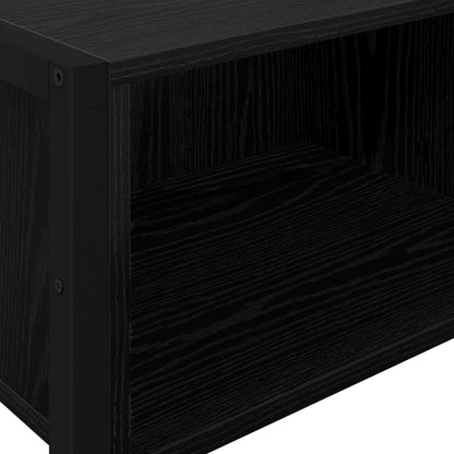 vidaXL Beistelltisch Schwarz Eichen-Optik 100 x 36 x 75 cm