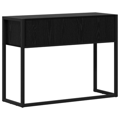 vidaXL Beistelltisch Schwarz Eichen-Optik 100 x 36 x 75 cm