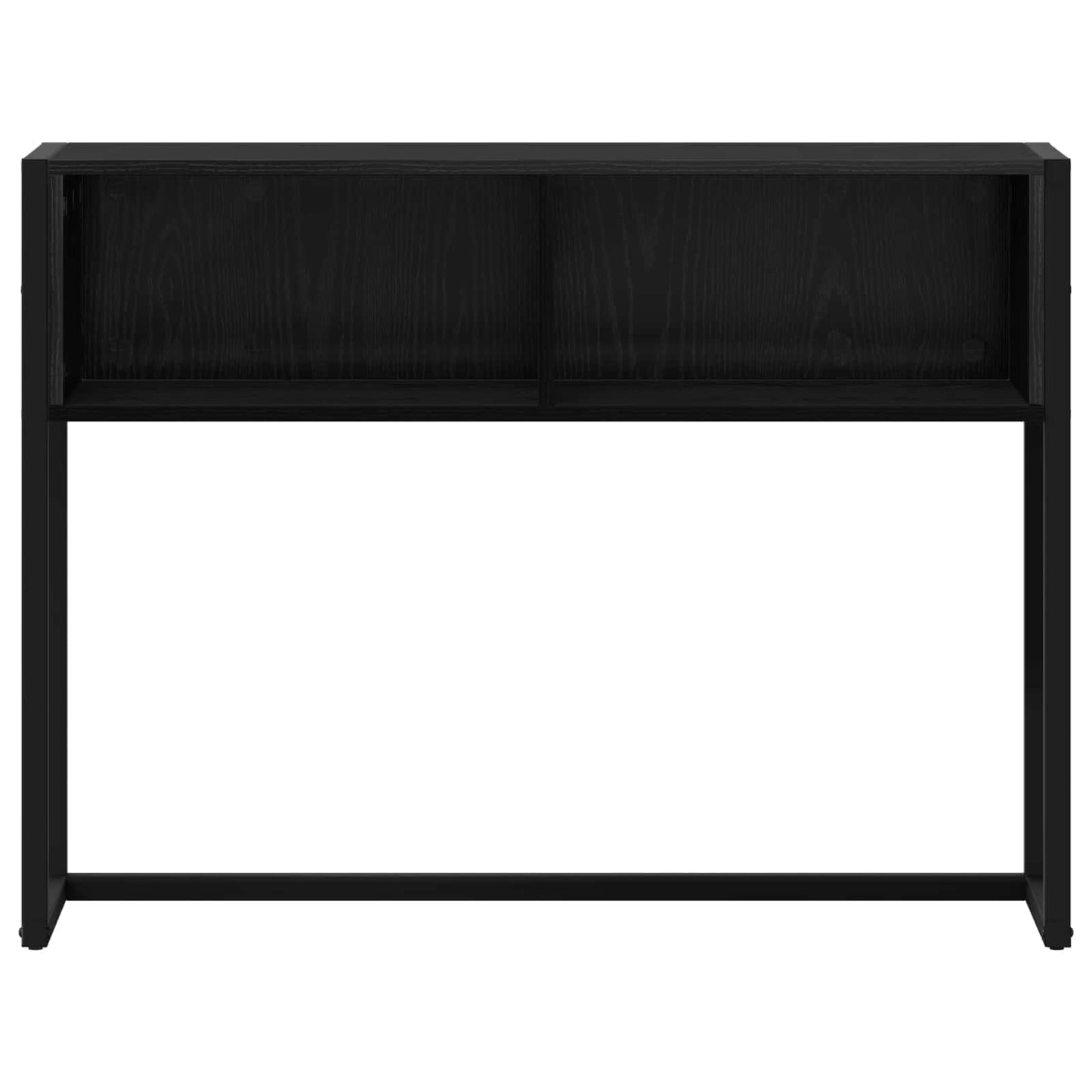 vidaXL Beistelltisch Schwarz Eichen-Optik 100 x 36 x 75 cm