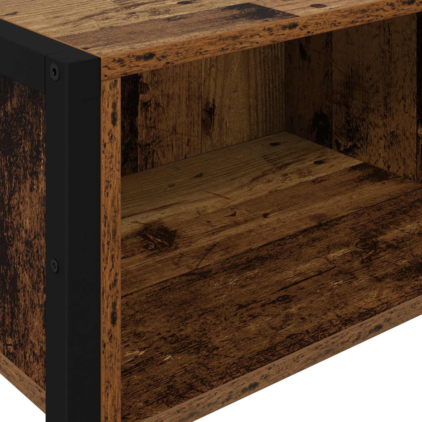 vidaXL Beistelltisch Altholz 100 x 36 x 75 cm Holzwerkstoff