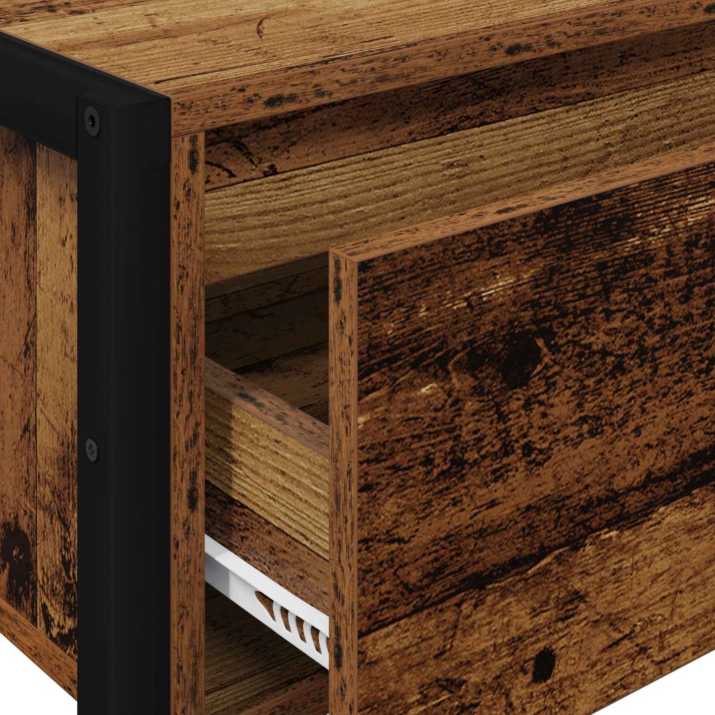 vidaXL Beistelltisch Altholz 100 x 36 x 75 cm Holzwerkstoff