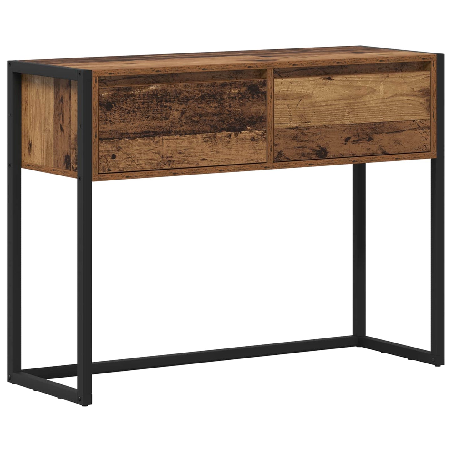 vidaXL Beistelltisch Altholz 100 x 36 x 75 cm Holzwerkstoff