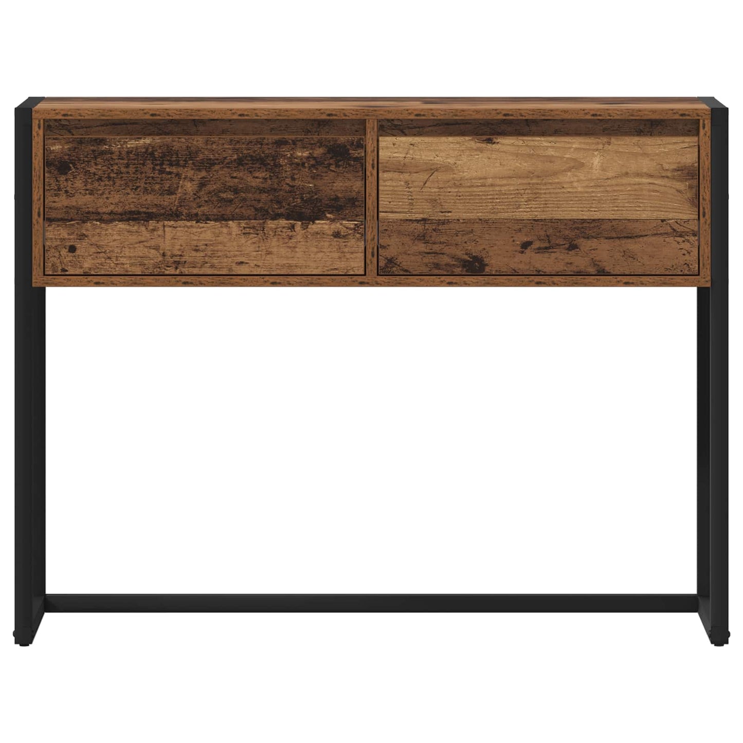 vidaXL Beistelltisch Altholz 100 x 36 x 75 cm Holzwerkstoff