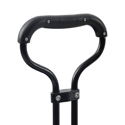 Klapp-Handwagen Grau 89 x 63 x 96 cm Stahl und Oxford-Stoff