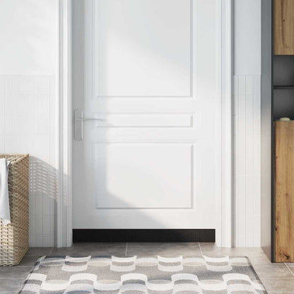 Selbstklebende Türbürstendichtungen 6 pcs Braun 100 cm