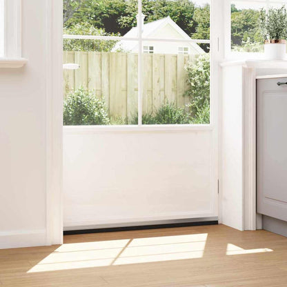 Selbstklebende Türbürstendichtungen 12 pcs Silber 100 cm