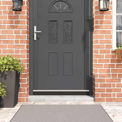 Selbstklebende Türbürstendichtungen 12 pcs Silber 100 cm