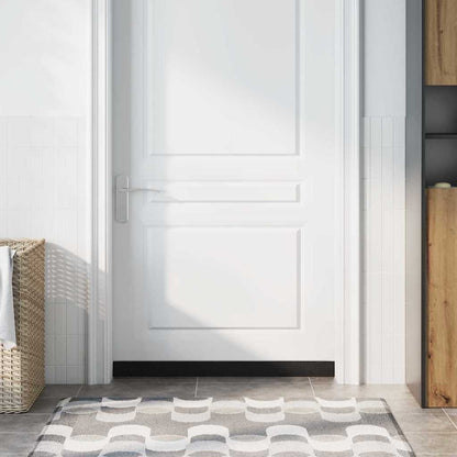 Selbstklebende Türbürstendichtungen 6 pcs Silber 100 cm