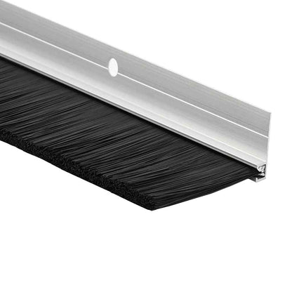 Aufsteck Türbürstendichtungen 6 pcs Silber 100 cm