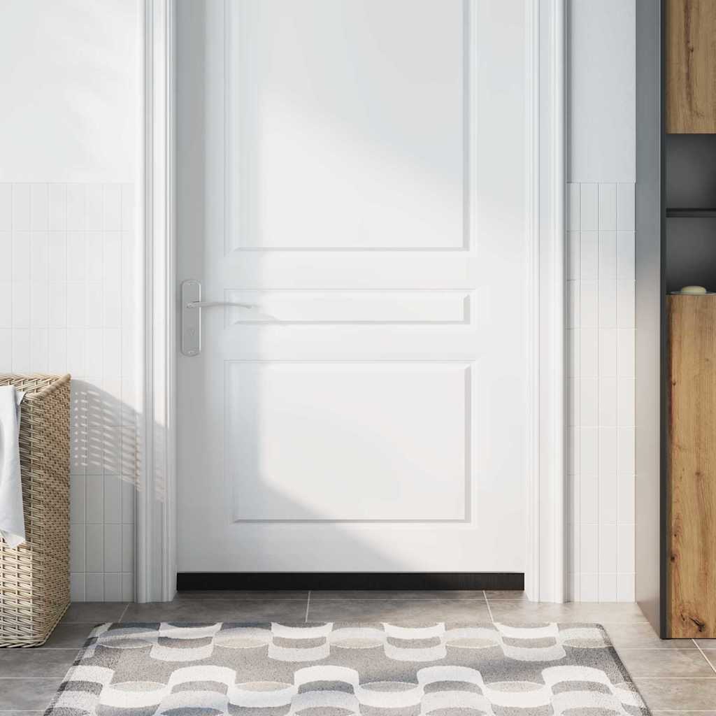 Aufsteck Türbürstendichtungen 12 pcs Silber 100 cm