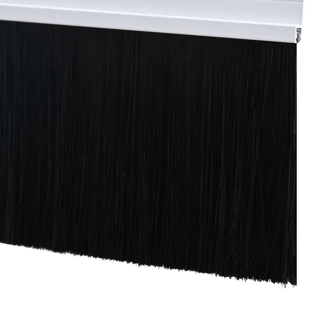 Selbstklebende Türbürstendichtungen 2 pcs Weiß 100 cm