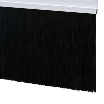 Selbstklebende Türbürstendichtungen 6 pcs Weiß 100 cm