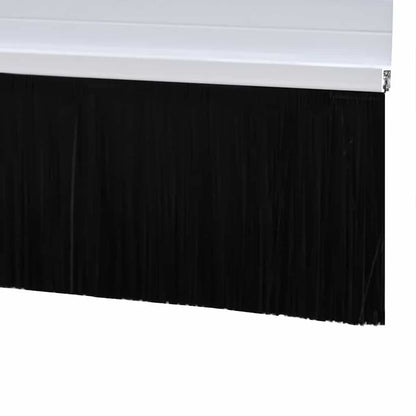 Selbstklebende Türbürstendichtungen 12 pcs Weiß 100 cm