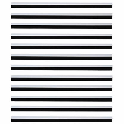 Selbstklebende Türbürstendichtungen 12 pcs Weiß 100 cm