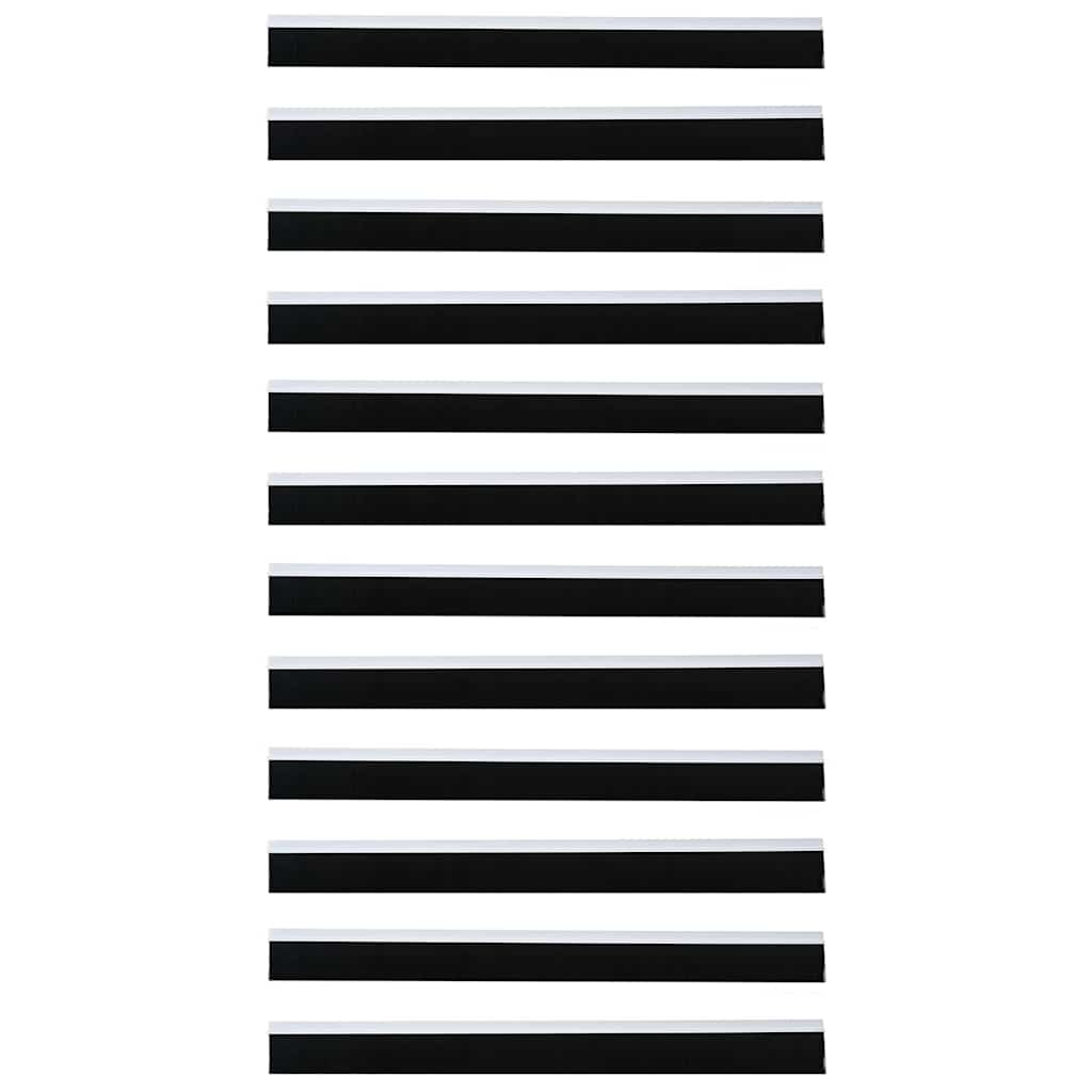 Selbstklebende Türbürstendichtungen 12 pcs Weiß 100 cm